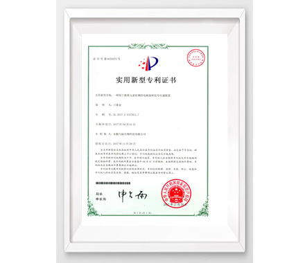 全自動草莓影视在线观看檢測儀實用新型專利證書